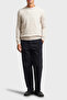 Patterned Wool and Cashmere Blend Slim Fit Crew Neck Sweater Men's Sweater 58124 19655 113 - 2