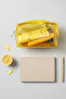 Neon Yellow Transparent Makeup Bag – Waterproof Pvc Cosmetic Organizer - 6
