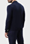 Corded Fabric % 100 Wool Regular Fit Half Zip Polo Neck Sweater Men's Polo Neck Sweater 55125 - 4