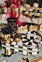 Checkered Black Rectangular Presentation Tray - 4