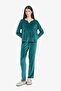 Pajama Set Regular Fit Long Sleeve Velour Top Long Bottom A3356Ax25Au