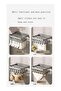 Wall Mounted Foldable Clothes Drying Rack with 26 Clips, Space Saving Laundry Rack - 5