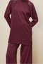 Tricot Suit with Beaded Detail Pants 45873 - 4