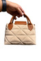 İkra Bag Women's Small Size Hand and Shoulder Bag with Faux Leather Handle - 2