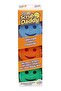 Sponge Set Scratch Free Sponges for Dishes and Home, Odor Resistant, Soft in Warm Water, Firm in Cold, Deep Cleaning, Dishwasher Safe, Multi-use, Functional, Ergonomic, 3ct