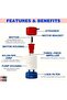 1100GPH 12V DC Submersible Bilge Pump (White) - 7