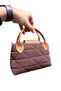 Women's Faux Leather Strappy Small Size Hand and Shoulder Bag - 2