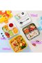 Stainless Steel Lunch Containers 3 Compartments Lunch Box with Bowl Bento Box for Adult Kids - 7