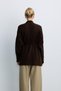Brown Thin Belted Kimono Cardigan - 7