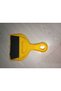 1 Piece Mini Dustpan Small Brush Dustpan Perfect for Home Office Auto Sulfur Yellow 22X15 cm