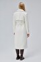 Ecru Regular Windbreaker Detailed Cashmere Coat - 7