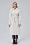 Ecru Regular Windbreaker Detailed Cashmere Coat