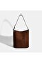 Women's Coffee Shoulder Bag - 4