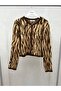 Women's Patterned Cardigan - 4