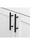 5 Pcs Keijo Black 224mm (22.4 cm between Screw Holes) Stainless Handle (Furniture, Cabinet Handle, Handle Model) - 4