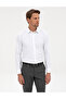 White Slim Fit Line Textured Long Sleeve Shirt 50312340-Vr013 - 3