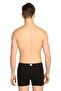 3-Pack Tutku Men's Black Stretch Fabric Cotton Elastane Boxer – Breathable Fabric – Elastic Waist – 114 - 2