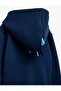Dinosaur Printed Hooded Zippered Sweatshirt with Long Sleeves - 4