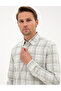 Green Plaid Regular Fit Long Sleeve Shirt 50312359-Vr255 - 2