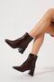 Hernet Cornered Molded Pre-Stitched Women's Boots Burgundy Wrinkled - 2