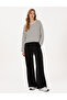 Black Loose Fit Canvas Pants 50318198-Vr046