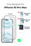 Privacy Tempered Glass Screen Protector 2-Pack with Installer for iPhone 16 Pro Max - 8