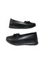 Women's Black Bow Orthopedic Sole Daily Stylish Shoes