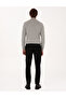 Black Slim Fit Canvas Pants 50310911-Vr046 - 4