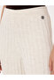 Ecru Loose Fit Knitwear Trousers 50311037-Vr019 - 5