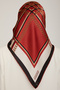 Silk Scarf 8845D (Twill) (Nostalji̇)-01 - 4