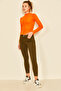 Women's Long Sleeve Turtleneck Corded Fabric Badi - 2