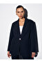 60776 Metal Button Blazer-Black - 3
