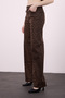 Elena 145 High Waist Leo Brown Wide Leg Pants Women - 2