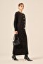 Women's Stone Detailed Two-Piece Set Black 20752 - 2