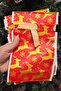 Christmas Gift Bag Deer Pattern Medium Size Christmas Gift Bag Pouch 12X17Cm Pack of 5 - 3