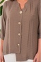 Button Detailed Three Quarter Sleeve Blouse - 3