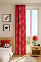 Children's Background Curtain Red V1 150X260