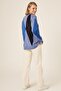 Women's Comfortable Cut Diamond Patterned Sweater Lilac 25094