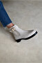 Women's Boots Beige Suede - 4