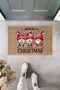 Modern Digital Printing New Year, Christmas, Merry Cristmas Door Front Mat - 2