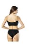 Women's Camisole Rope Strap Padded Gray Bustier 6429 - 6