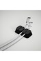 2-in-1 Cable Organizer with 6 Slots, 3M Self-Adhesive, Durable TPR Material – Black - 2