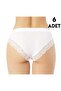 5106 Lace and Piped Detail Modal Bikini (M-L-Xl) 6-Pack - 6