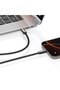 USB-C to USB-C Braided Cable, 240W Ultra-Fast Charging, 1m, 480Mbps - Black - 6