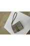 Women's Stone Portfolio Wallet with Wrist Strap 10X12Cm