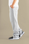 Men's pants elastic waist linen casual stretchy Stretch Fabric basic cotton jogger