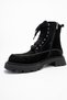 Mina Black Suede Genuine Leather Women's Boots - 4