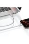 USB-C to USB-C Braided Cable, 240W Ultra-Fast Charging, 1m, 480Mbps - White - 6
