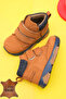 Genuine Leather Orthopedic Non-Slip Sole Waterproof Velcro Baby Boy Boots - 3
