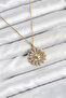 316L Steel Chain Gold Color Sun Model Women's Necklace